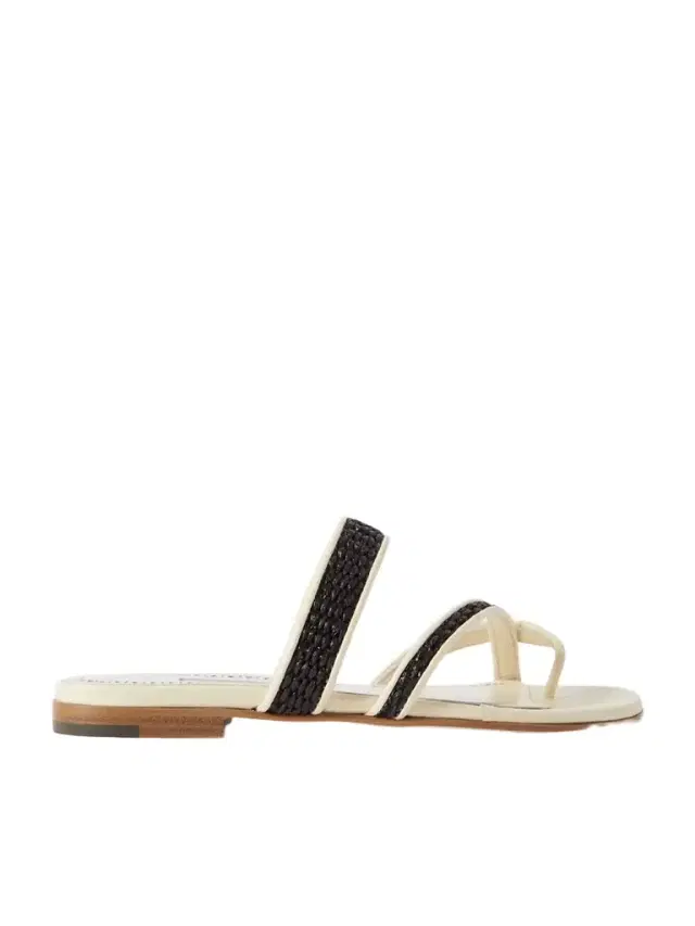 Susara Raffia And Leather Sandals