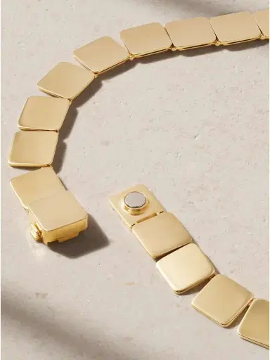 Ileana Makri Large Tile 18-karat Gold Necklace | Thumbnail 3 Ileana Makri Large Tile 18-karat Gold Necklace | Thumbnail 3