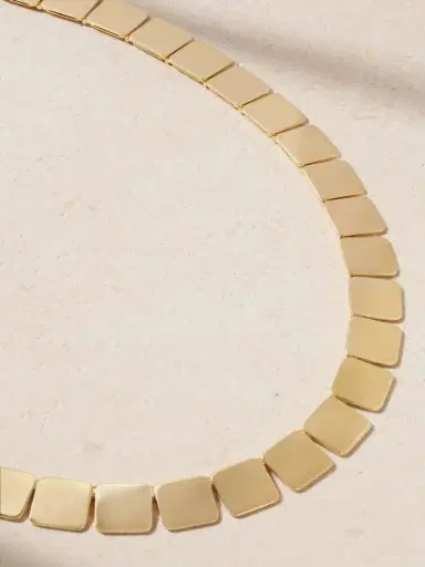 Ileana Makri Large Tile 18-karat Gold Necklace | Thumbnail 4 Ileana Makri Large Tile 18-karat Gold Necklace | Thumbnail 4