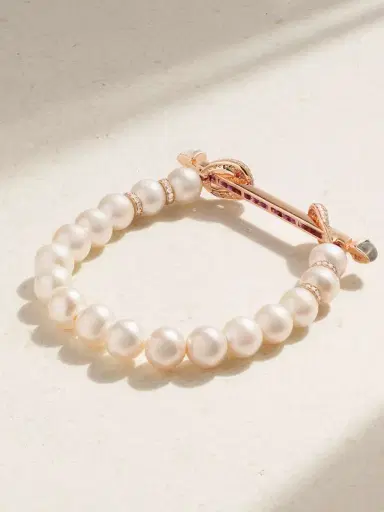 Ananya Chakra 18-karat Rose Gold Multi-stone Bracelet | Thumbnail 3 Ananya Chakra 18-karat Rose Gold Multi-stone Bracelet | Thumbnail 3