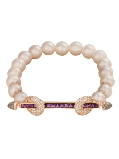 Ananya Chakra 18-karat Rose Gold Multi-stone Bracelet | Thumbnail 1 Ananya Chakra 18-karat Rose Gold Multi-stone Bracelet | Thumbnail 1