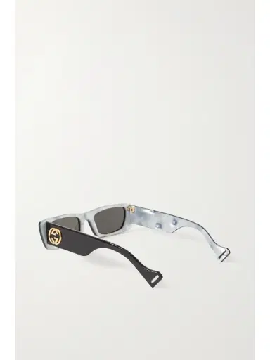 Gucci Eyewear Rectangular-frame Acetate Sunglasses | Thumbnail 3 Gucci Eyewear Rectangular-frame Acetate Sunglasses | Thumbnail 3