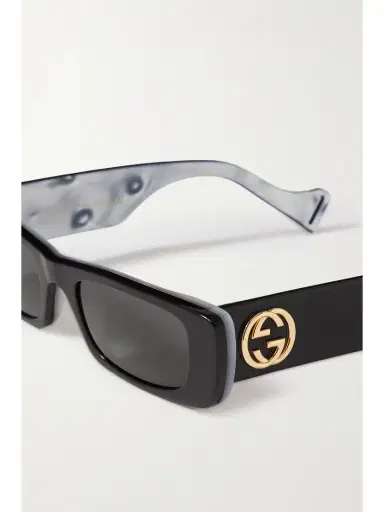Gucci Eyewear Rectangular-frame Acetate Sunglasses | Thumbnail 4 Gucci Eyewear Rectangular-frame Acetate Sunglasses | Thumbnail 4