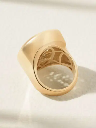 Mason and Books Nautilus 14-karat Gold, Prasiolite And Diamond Ring | Thumbnail 3 Mason and Books Nautilus 14-karat Gold, Prasiolite And Diamond Ring | Thumbnail 3