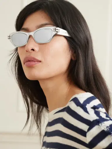 DIOR Eyewear Cdior B3u Cat-eye Silver-tone And Acetate Sunglasses | Thumbnail 2 DIOR Eyewear Cdior B3u Cat-eye Silver-tone And Acetate Sunglasses | Thumbnail 2