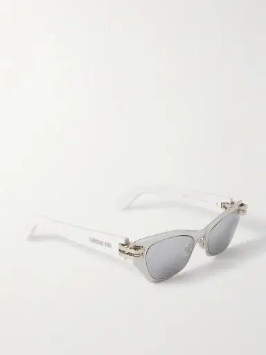 DIOR Eyewear Cdior B3u Cat-eye Silver-tone And Acetate Sunglasses | Thumbnail 3 DIOR Eyewear Cdior B3u Cat-eye Silver-tone And Acetate Sunglasses | Thumbnail 3