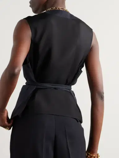 Bottega Veneta Belted Wool Waistcoat | Thumbnail 3 Bottega Veneta Belted Wool Waistcoat | Thumbnail 3