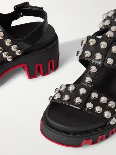 Christian Louboutin Gladiadune Studded Leather Sandals | Thumbnail 4 Christian Louboutin Gladiadune Studded Leather Sandals | Thumbnail 4