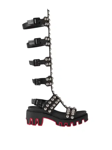 Christian Louboutin Gladiadune Studded Leather Sandals | Thumbnail 1 Christian Louboutin Gladiadune Studded Leather Sandals | Thumbnail 1