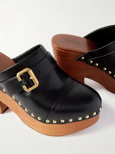 Chloé Jeanette Studded Platform Clogs | Thumbnail 5 Chloé Jeanette Studded Platform Clogs | Thumbnail 5