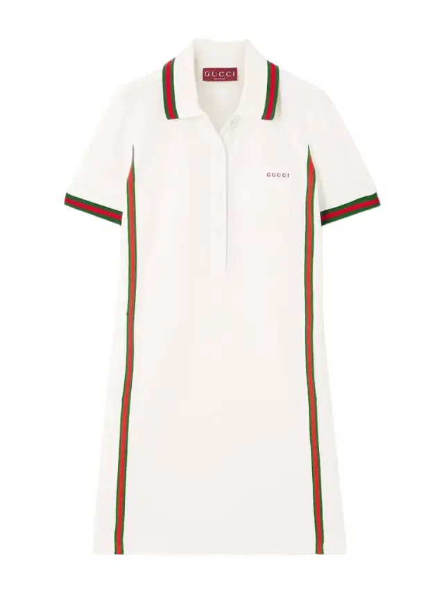 Embroidered Webbing-trimmed Cotton-piqué Mini Dress