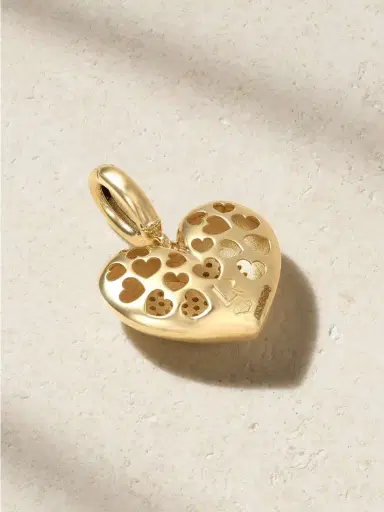 Lauren Rubinski Small Heart 14-karat Gold Diamond Pendant | Thumbnail 3 Lauren Rubinski Small Heart 14-karat Gold Diamond Pendant | Thumbnail 3