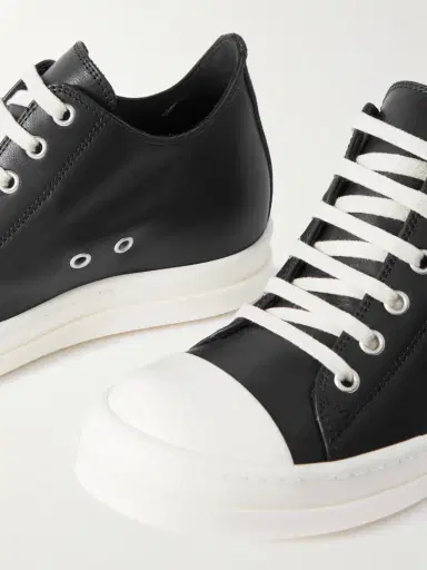 Rick Owens Leather Sneakers | Thumbnail 4 Rick Owens Leather Sneakers | Thumbnail 4