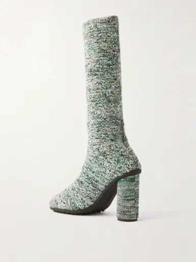 Bottega Veneta Atomic Ribbed-knit Knee Boots | Thumbnail 3 Bottega Veneta Atomic Ribbed-knit Knee Boots | Thumbnail 3