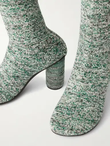 Bottega Veneta Atomic Ribbed-knit Knee Boots | Thumbnail 4 Bottega Veneta Atomic Ribbed-knit Knee Boots | Thumbnail 4