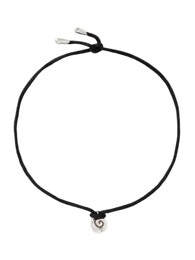 Sophie Buhai Nautilus Silver And Cord Necklace | Thumbnail 1 Sophie Buhai Nautilus Silver And Cord Necklace | Thumbnail 1