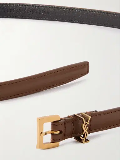 Saint Laurent Cassandre Leather Belt | Thumbnail 3 Saint Laurent Cassandre Leather Belt | Thumbnail 3