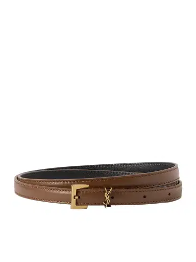 Saint Laurent Cassandre Leather Belt | Thumbnail 1 Saint Laurent Cassandre Leather Belt | Thumbnail 1