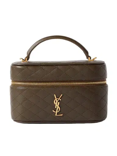 Saint Laurent Gaby Vanity Mini Quilted Leather Shoulder Bag | Thumbnail 1 Saint Laurent Gaby Vanity Mini Quilted Leather Shoulder Bag | Thumbnail 1