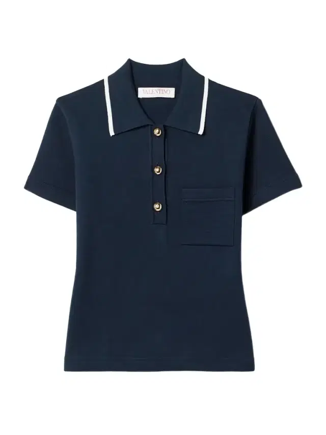 Striped Cotton Polo Shirt