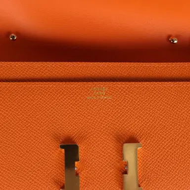 HERMÈS Hermes Constance Wallet To Go Orange Epsom Gold Hardware | Thumbnail 7 HERMÈS Hermes Constance Wallet To Go Orange Epsom Gold Hardware | Thumbnail 7