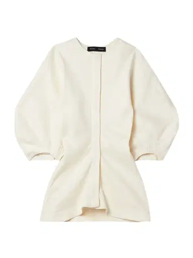Proenza Schouler Reagan Linen-blend Twill Top | Thumbnail 1 Proenza Schouler Reagan Linen-blend Twill Top | Thumbnail 1