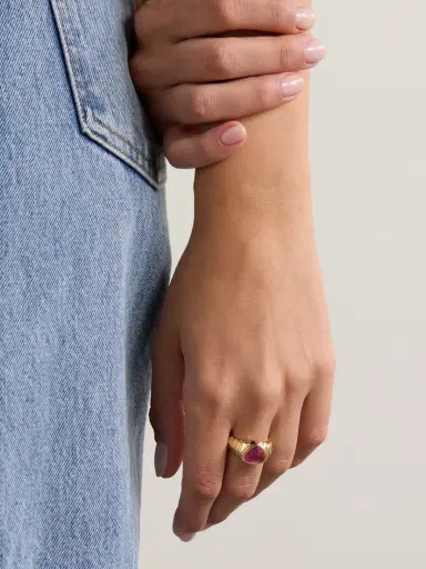 Marina B 18-karat Gold Rubellite Ring | Thumbnail 2 Marina B 18-karat Gold Rubellite Ring | Thumbnail 2