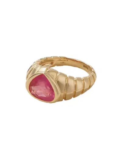 Marina B 18-karat Gold Rubellite Ring | Thumbnail 1 Marina B 18-karat Gold Rubellite Ring | Thumbnail 1