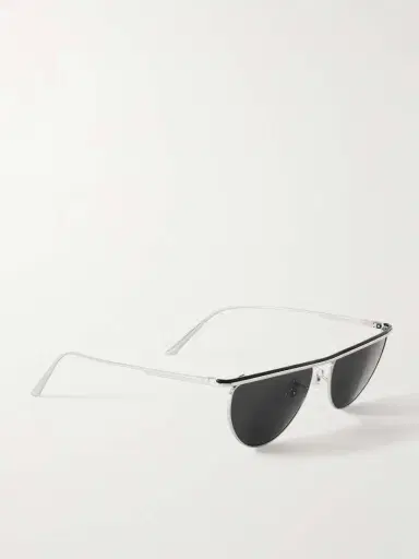 Oliver Peoples + Khaite 1984c Cat-eye Silver-tone Sunglasses | Thumbnail 3 Oliver Peoples + Khaite 1984c Cat-eye Silver-tone Sunglasses | Thumbnail 3