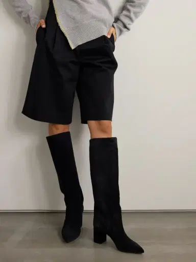 Paris Texas Anja 70 Suede Knee Boots | Thumbnail 2 Paris Texas Anja 70 Suede Knee Boots | Thumbnail 2