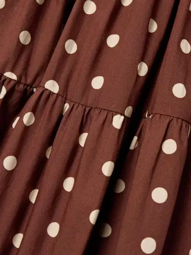 Cara Cara Santiago Tiered Polka-dot Cotton-poplin Midi Dress | Thumbnail 4 Cara Cara Santiago Tiered Polka-dot Cotton-poplin Midi Dress | Thumbnail 4
