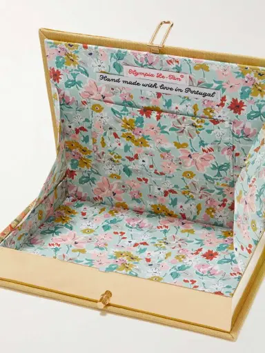 Olympia Le-Tan Ballet Class Embroidered Appliquéd Canvas Clutch | Thumbnail 5 Olympia Le-Tan Ballet Class Embroidered Appliquéd Canvas Clutch | Thumbnail 5