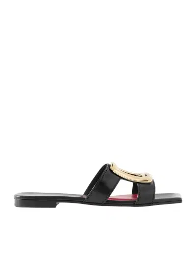 Roger Vivier Nagoya Embellished Cutout Leather Slides | Thumbnail 1 Roger Vivier Nagoya Embellished Cutout Leather Slides | Thumbnail 1