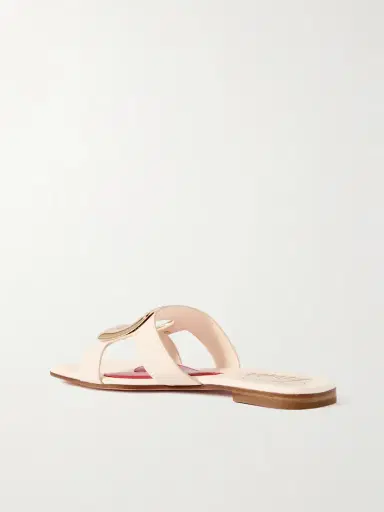 Roger Vivier Nagoya Embellished Cutout Leather Slides | Thumbnail 3 Roger Vivier Nagoya Embellished Cutout Leather Slides | Thumbnail 3
