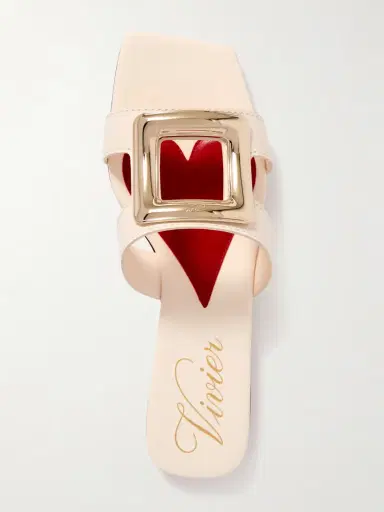Roger Vivier Nagoya Embellished Cutout Leather Slides | Thumbnail 5 Roger Vivier Nagoya Embellished Cutout Leather Slides | Thumbnail 5