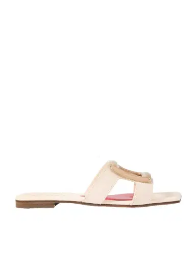 Roger Vivier Nagoya Embellished Cutout Leather Slides | Thumbnail 1 Roger Vivier Nagoya Embellished Cutout Leather Slides | Thumbnail 1