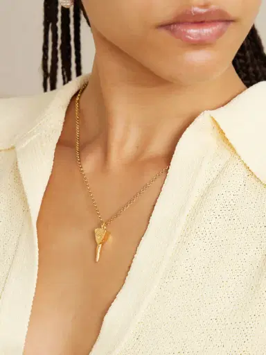 Alighieri The Mark Of The Future Recycled Gold-plated Necklace | Thumbnail 2 Alighieri The Mark Of The Future Recycled Gold-plated Necklace | Thumbnail 2