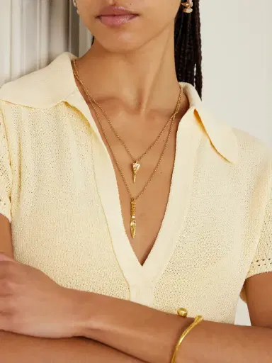 Alighieri The Mark Of The Future Recycled Gold-plated Necklace | Thumbnail 5 Alighieri The Mark Of The Future Recycled Gold-plated Necklace | Thumbnail 5
