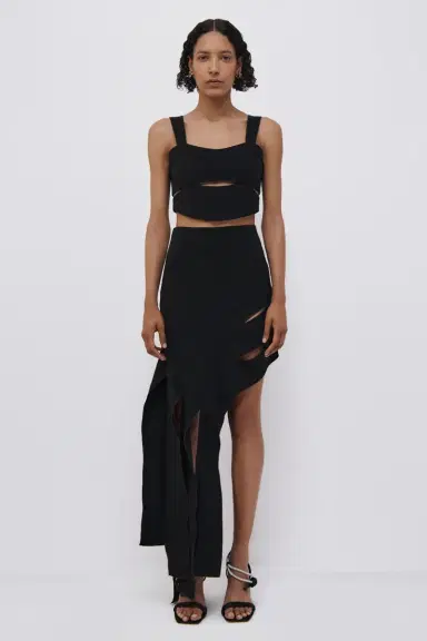 Simkhai Aubrielle Structured Skirt | Thumbnail 4 Simkhai Aubrielle Structured Skirt | Thumbnail 4
