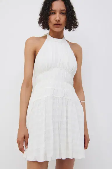 Simkhai Bea Gauze Mini Dress | Thumbnail 3 Simkhai Bea Gauze Mini Dress | Thumbnail 3