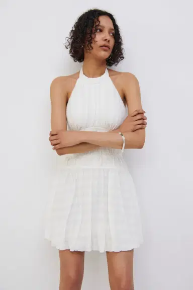 Simkhai Bea Gauze Mini Dress | Thumbnail 5 Simkhai Bea Gauze Mini Dress | Thumbnail 5