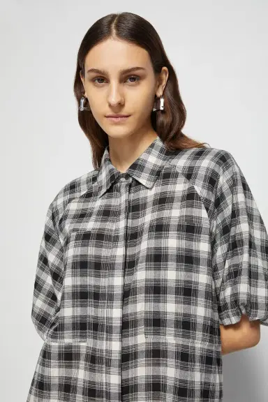 Simkhai Crissy Plaid Mini Dress | Thumbnail 2 Simkhai Crissy Plaid Mini Dress | Thumbnail 2