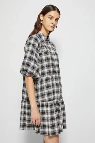 Simkhai Crissy Plaid Mini Dress | Thumbnail 4 Simkhai Crissy Plaid Mini Dress | Thumbnail 4