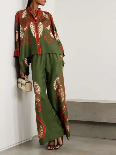 La DoubleJ Foulard Printed Silk-twill Shirt - xx large | Thumbnail 2 La DoubleJ Foulard Printed Silk-twill Shirt - xx large | Thumbnail 2