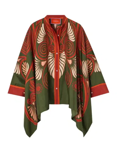 La DoubleJ Foulard Printed Silk-twill Shirt - xx large | Thumbnail 1 La DoubleJ Foulard Printed Silk-twill Shirt - xx large | Thumbnail 1