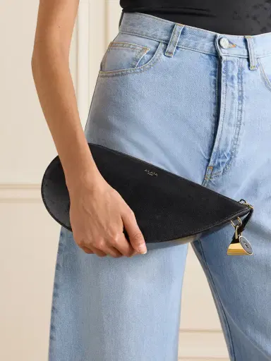 Alaïa Le Demi-cœur Leather Clutch | Thumbnail 2 Alaïa Le Demi-cœur Leather Clutch | Thumbnail 2