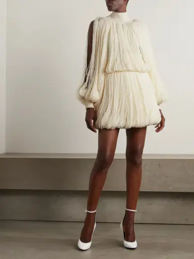 Alaïa Fringed Wool-blend Mini Skirt | Thumbnail 2 Alaïa Fringed Wool-blend Mini Skirt | Thumbnail 2
