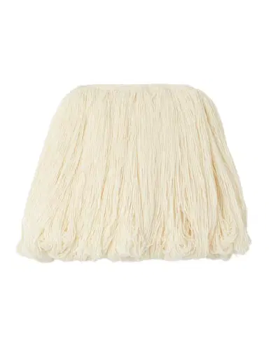 Alaïa Fringed Wool-blend Mini Skirt | Thumbnail 1 Alaïa Fringed Wool-blend Mini Skirt | Thumbnail 1