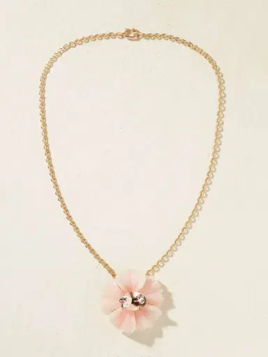 Irene Neuwirth Tropical Flower 18-karat Gold, Opal And Morganite Necklace | Thumbnail 4 Irene Neuwirth Tropical Flower 18-karat Gold, Opal And Morganite Necklace | Thumbnail 4