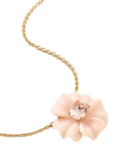 Irene Neuwirth Tropical Flower 18-karat Gold, Opal And Morganite Necklace | Thumbnail 1 Irene Neuwirth Tropical Flower 18-karat Gold, Opal And Morganite Necklace | Thumbnail 1